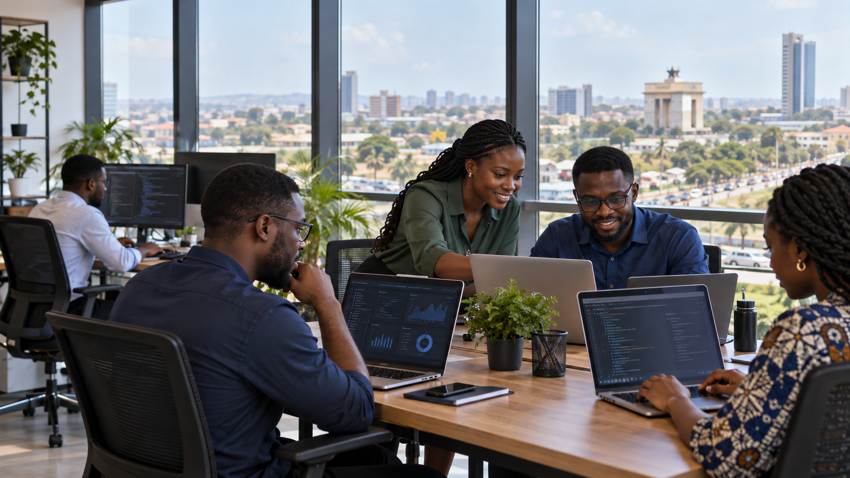 CrownPeak software team in Ghana