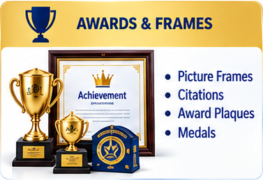 Awards & Frames